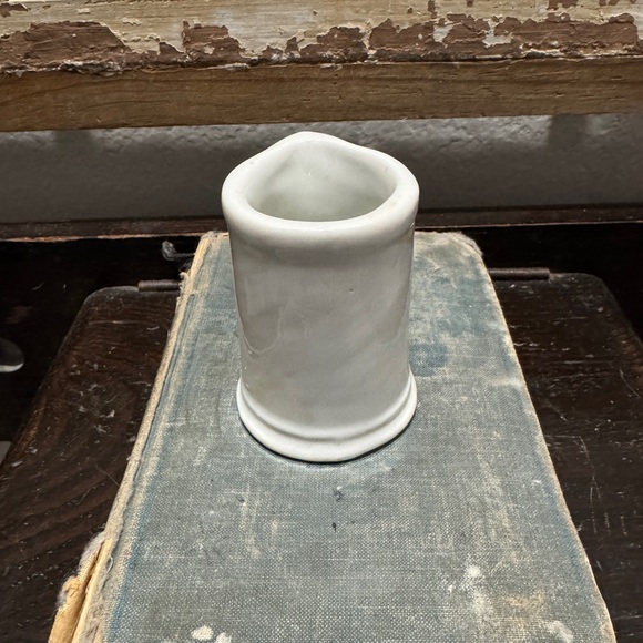 Vintage White Ceramic Creamer - Picture 2 of 6